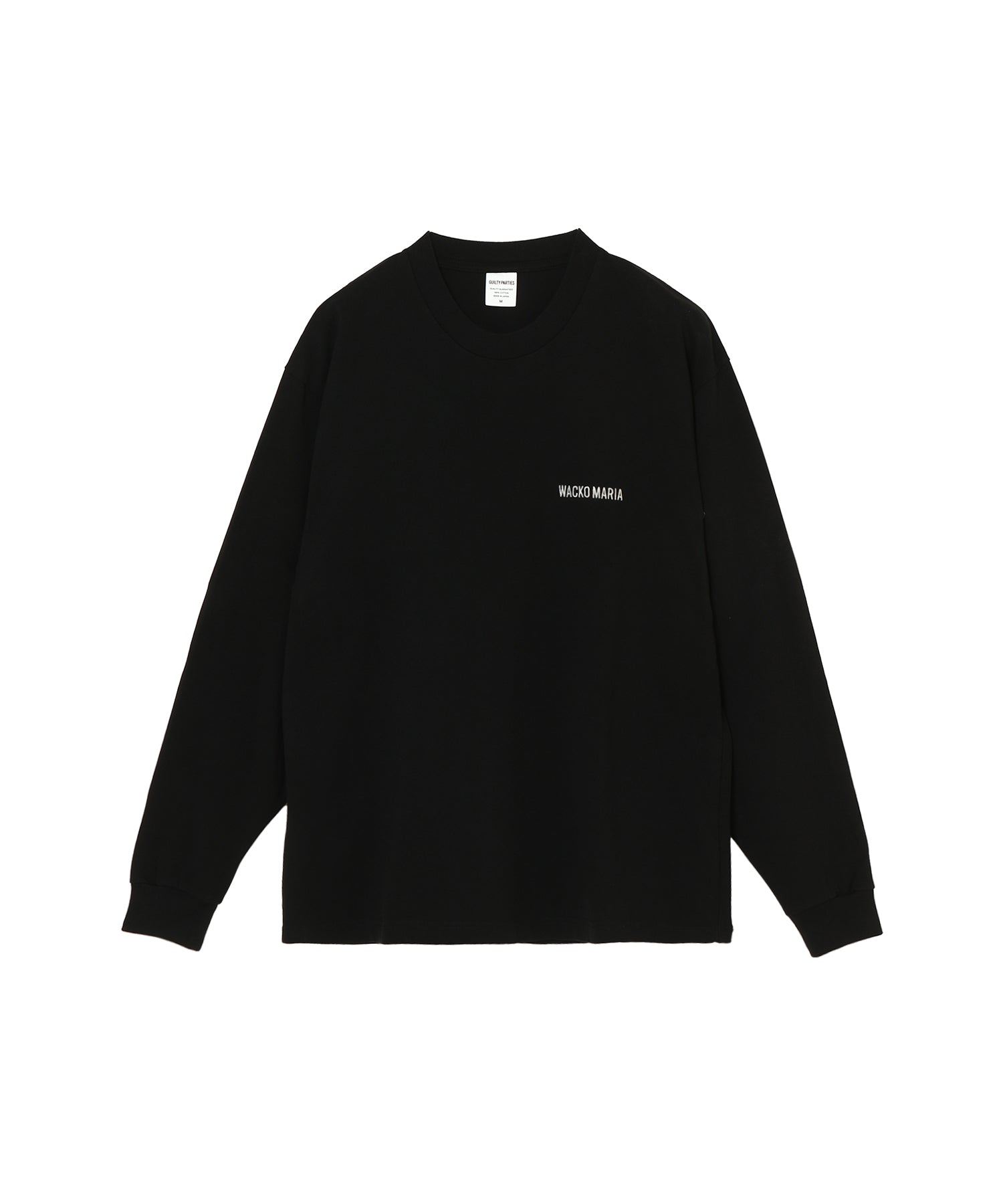 Washed Heavy Weight Crew Neck Long Sleeve T-Shirt