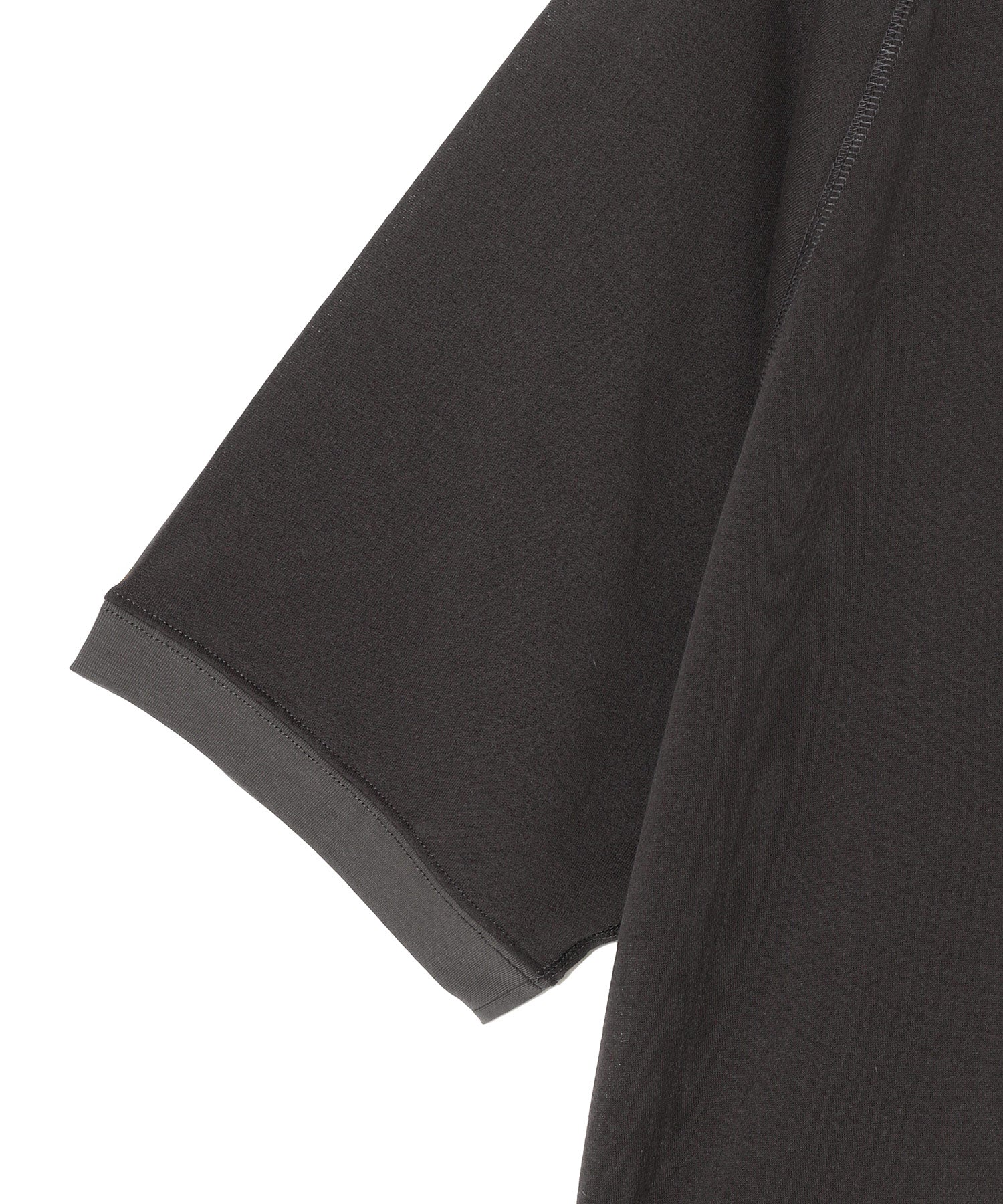 SHEER HALF SLEEVE SWEATSHIRT
