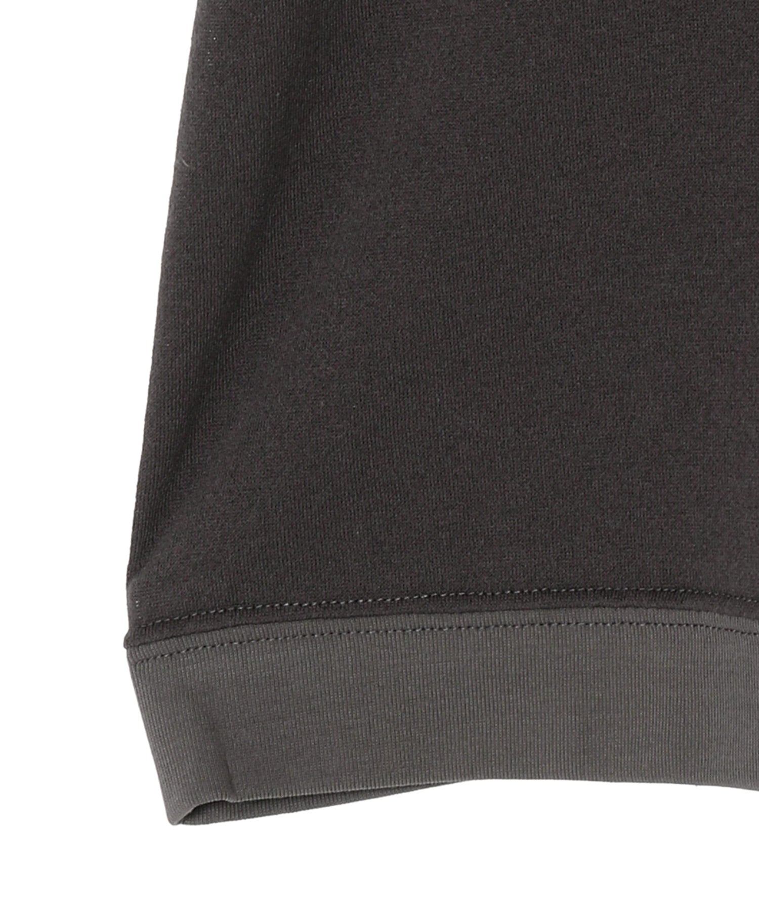 SHEER HALF SLEEVE SWEATSHIRT