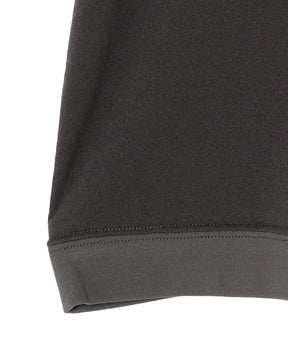 SHEER HALF SLEEVE SWEATSHIRT
