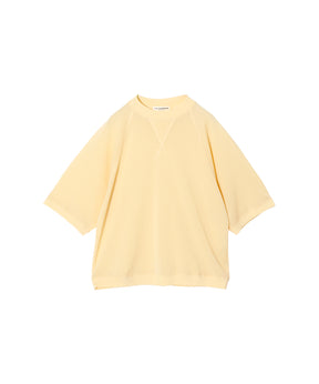 SHEER HALF SLEEVE SWEATSHIRT