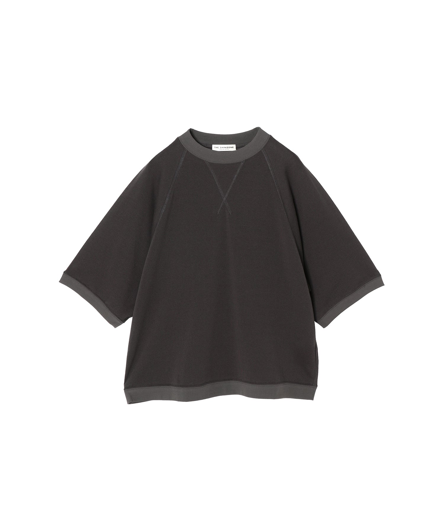 SHEER HALF SLEEVE SWEATSHIRT - THE SHINZONE (ザ シンゾーン) - tops