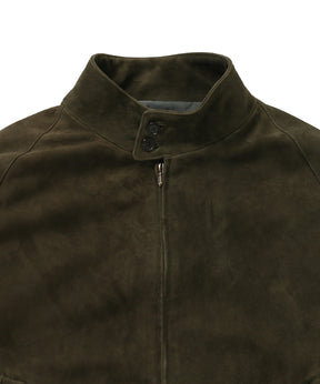 Suede leather Harrington Jacket