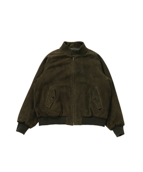 Suede leather Harrington Jacket