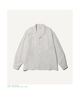 Silk Linen Open Collar L/S Shirt