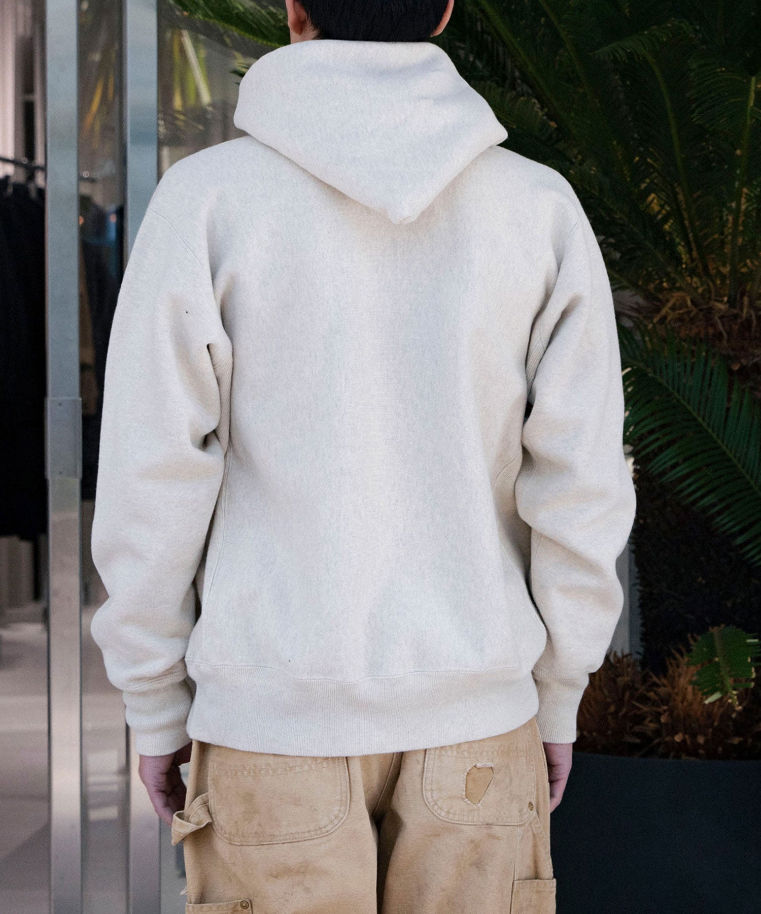 Vintage Half Zip Sweat Hoodie