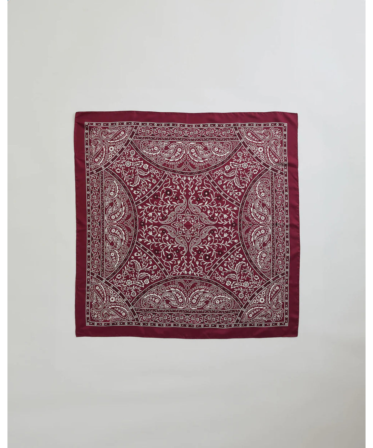 BANDANA PRINTED SILK SCARF