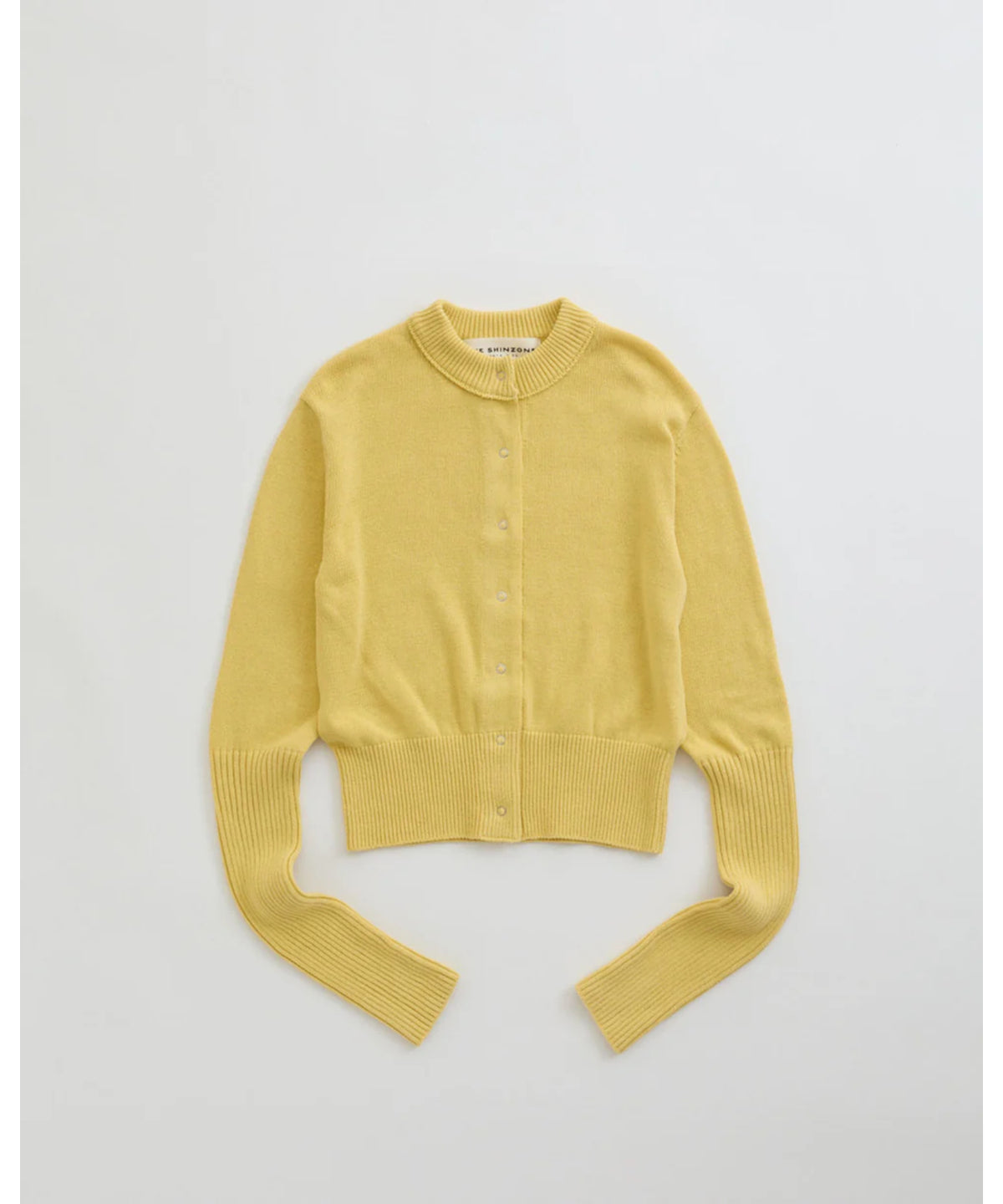 COTTON LONG RIB CARDIGAN