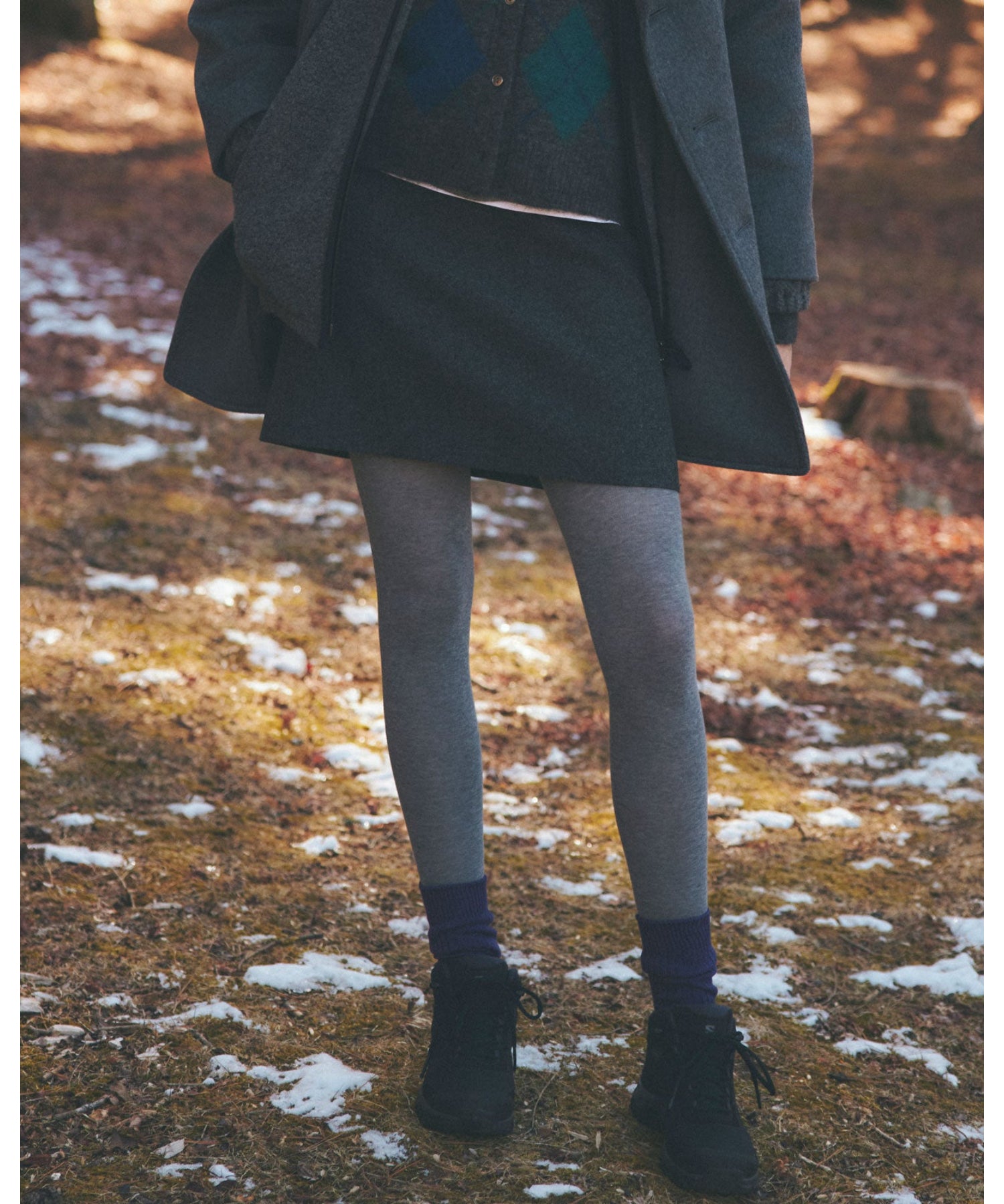 WOOL MINI SKIRT