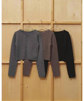 Cashmere Compact Cardigan
