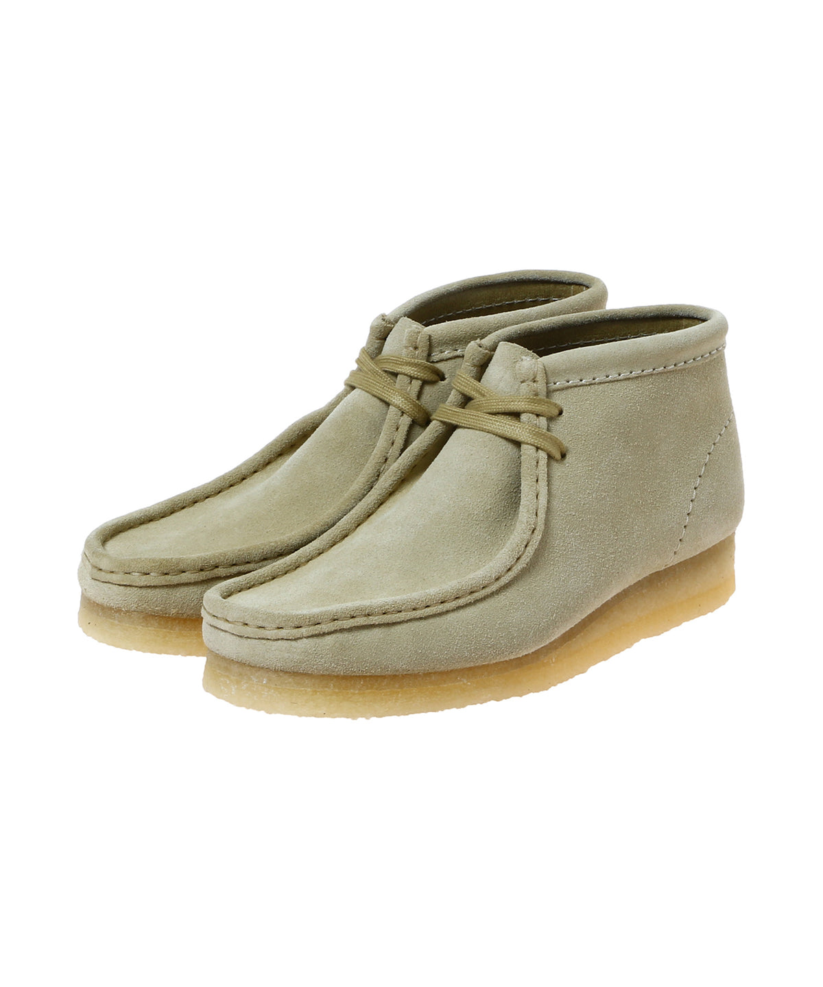 Wallabee Boot. Maple Suede