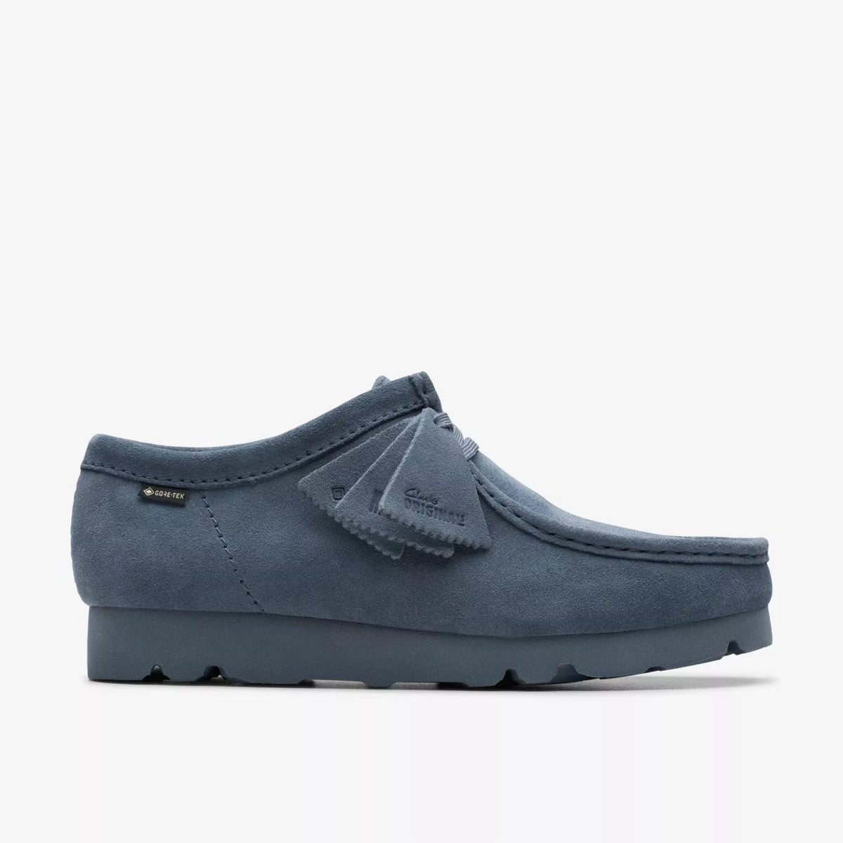 Wallabee GTX Blue/Grey Suede - Clarks (クラークス) - shoes (シューズ) | FIGURE  ONLINE (フィギュアオンライン) 【公式通販】