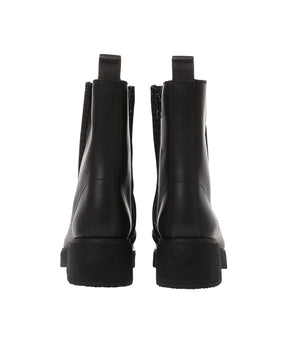 Effery Zip Black Leather