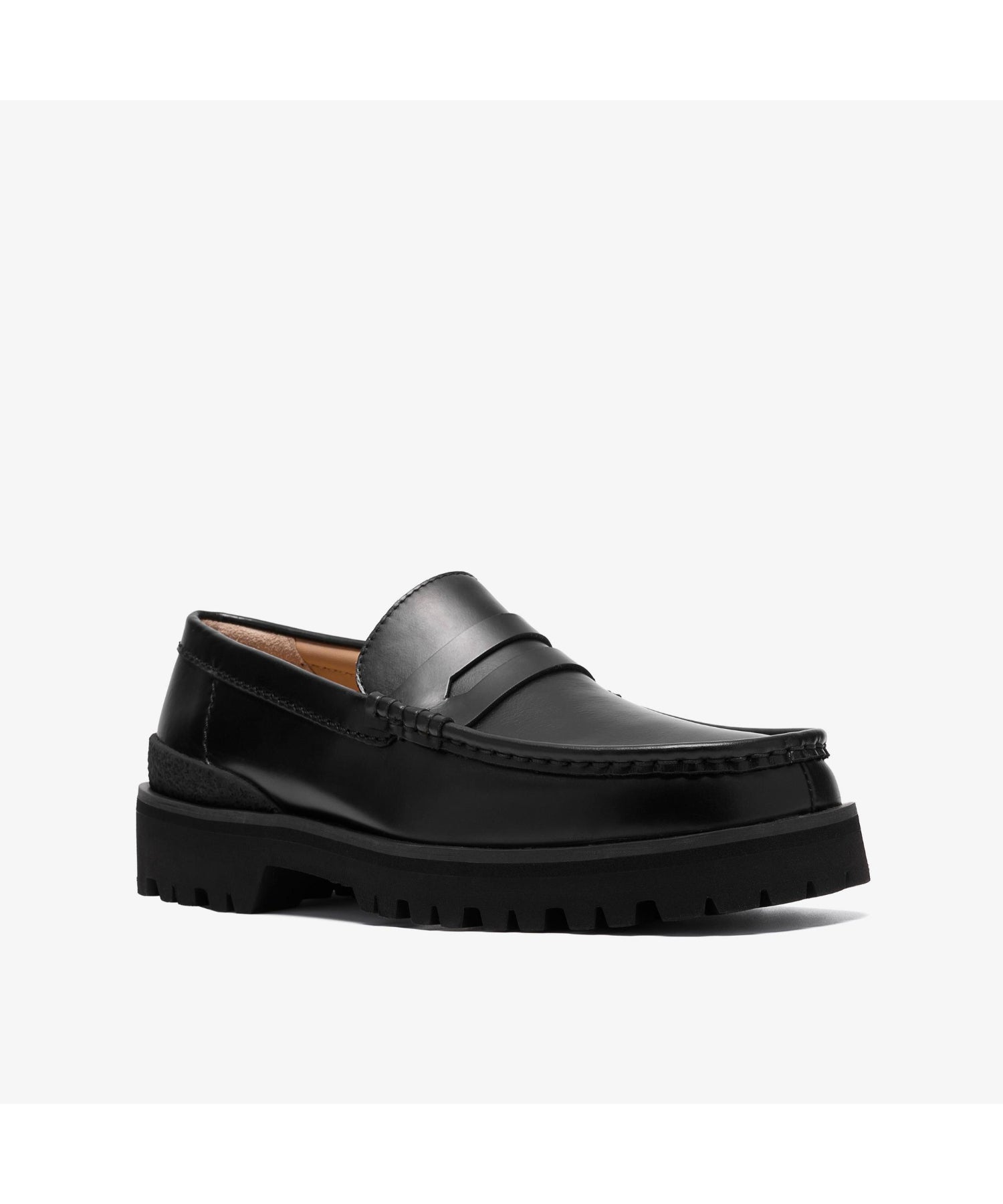 Yukoner Penny Black Leather - Clarks (クラークス) - shoes
