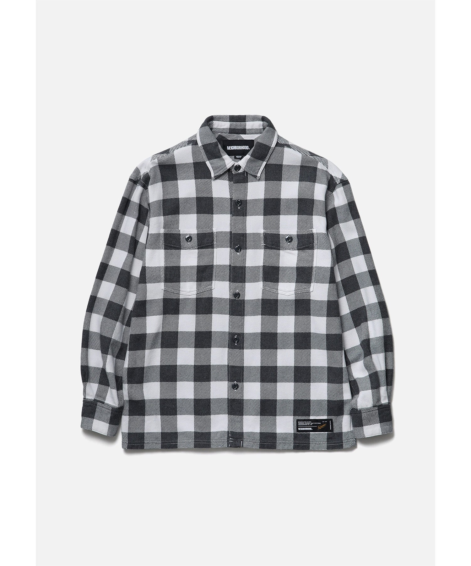 GARMENT DYED BLOCK CHECK SHIRT LS - NEIGHBORHOOD (ネイバーフッド