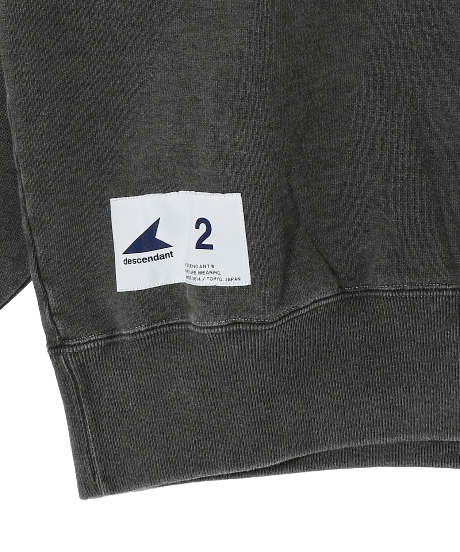 PE CREW NECK PIGMENT DYE