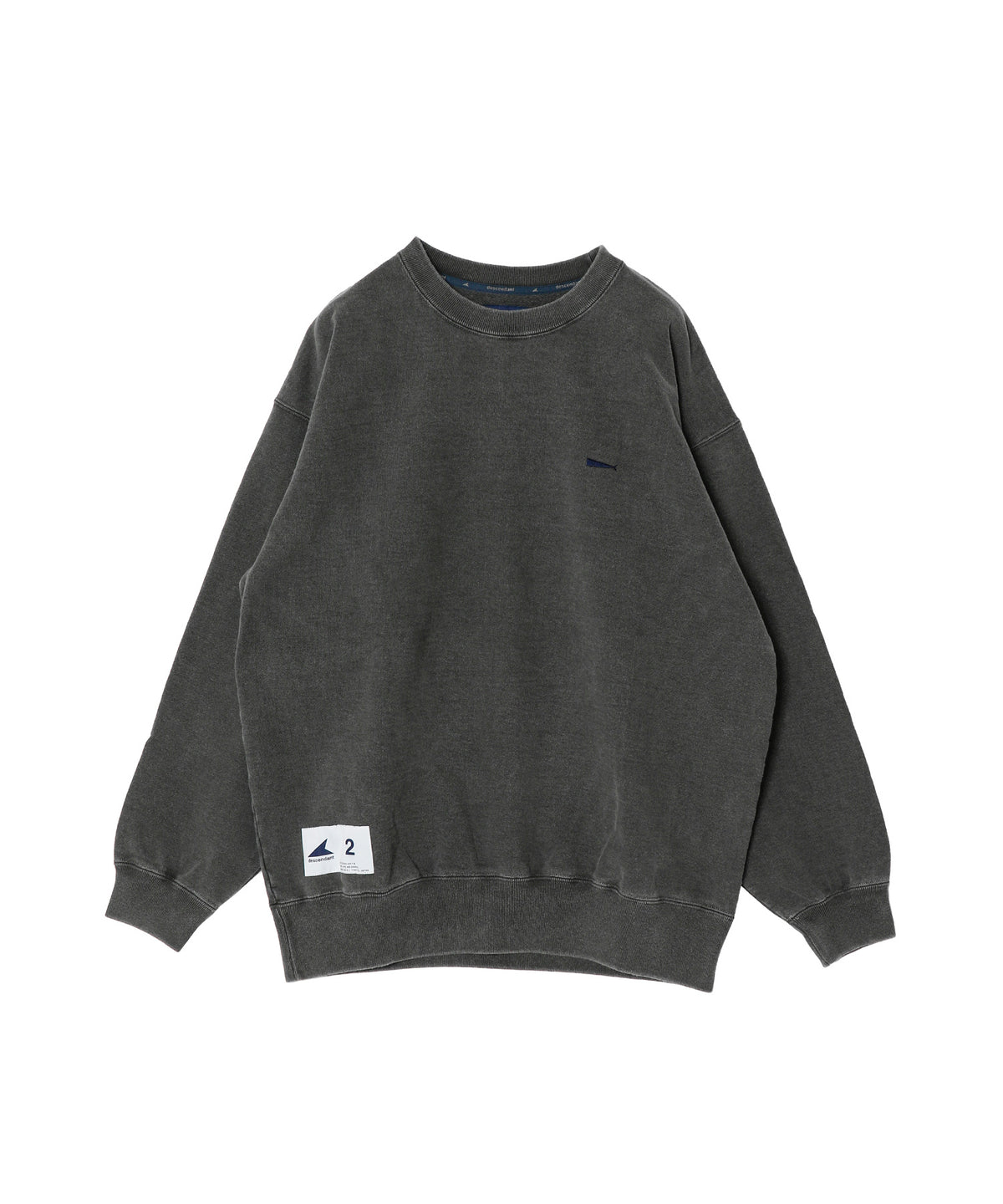 PE CREW NECK PIGMENT DYE