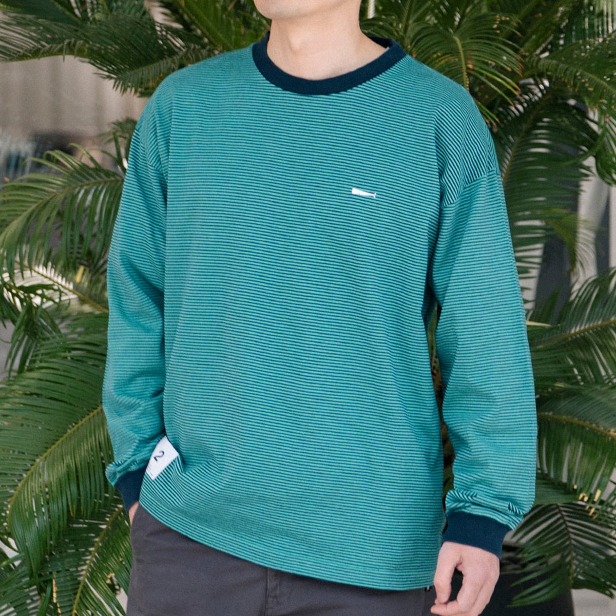 HORIZONTAL STRIPE LS - DESCENDANT (ディセンダント) - tops