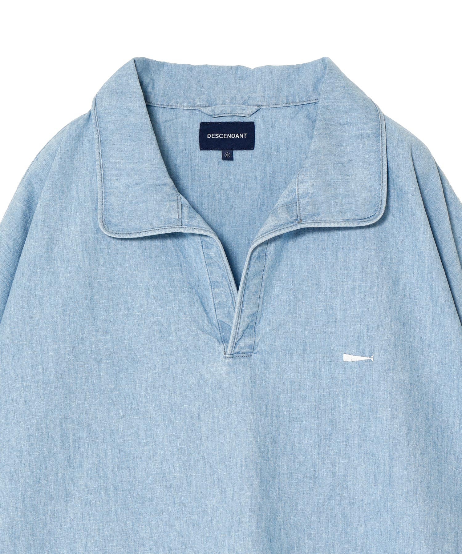SALOON PULLOVER CHAMBRAY LS SHIRT - DESCENDANT (ディセンダント