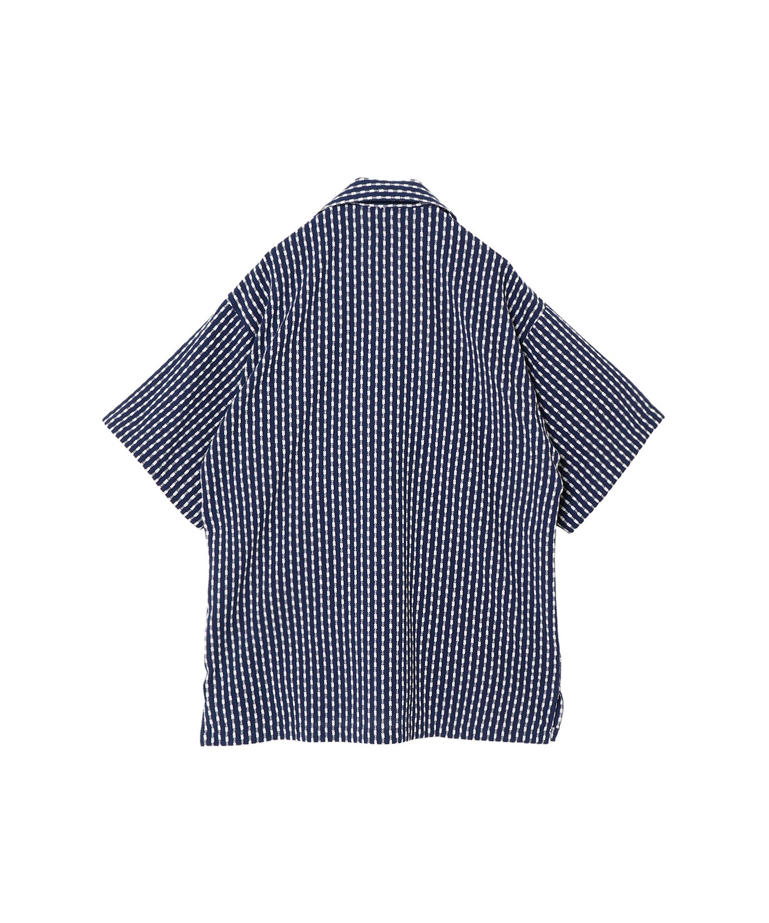 PIER OPEN COLLAR TEXTILE SS SHIRT