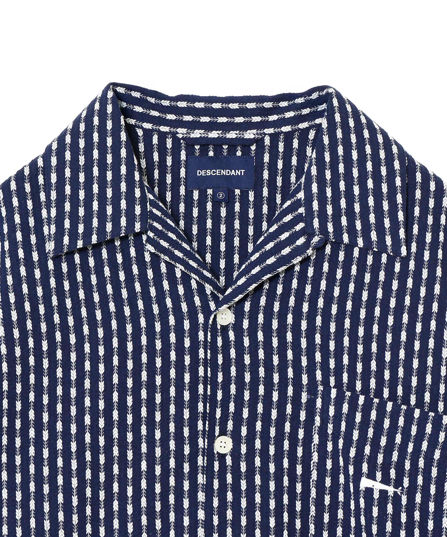 PIER OPEN COLLAR TEXTILE SS SHIRT