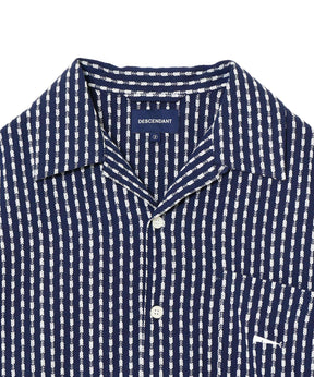 PIER OPEN COLLAR TEXTILE SS SHIRT