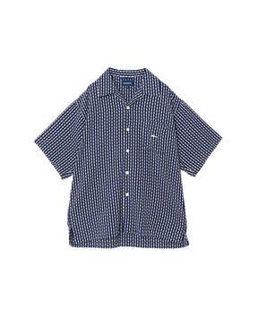 PIER OPEN COLLAR TEXTILE SS SHIRT