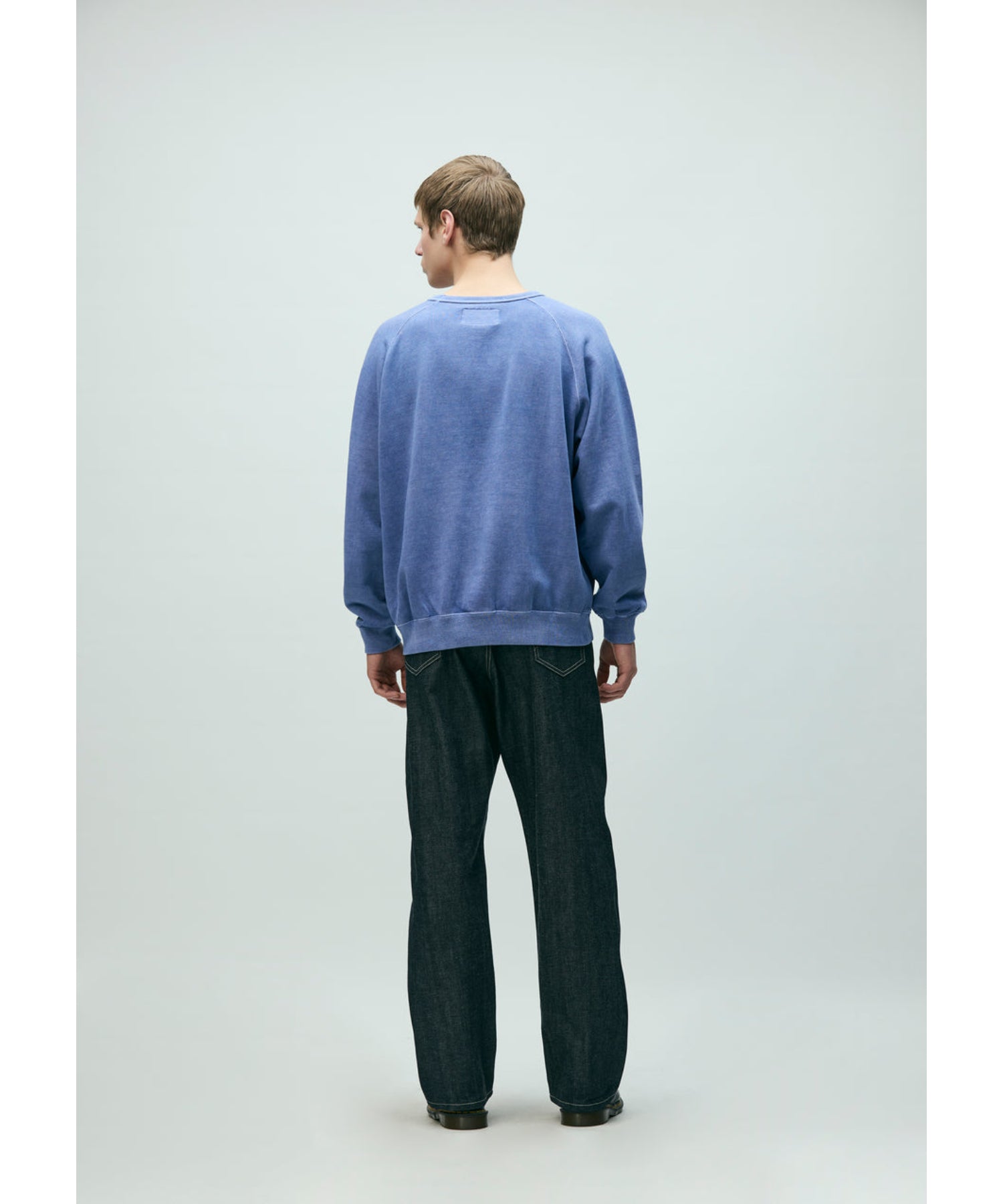 PIGMENT DYED SWEAT SHIRT LS