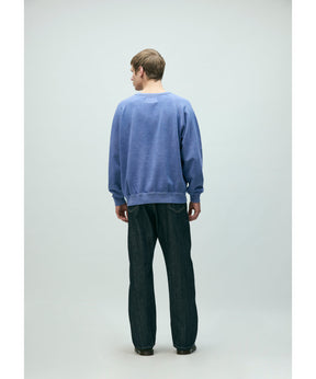 PIGMENT DYED SWEAT SHIRT LS