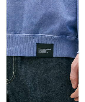 PIGMENT DYED SWEAT SHIRT LS