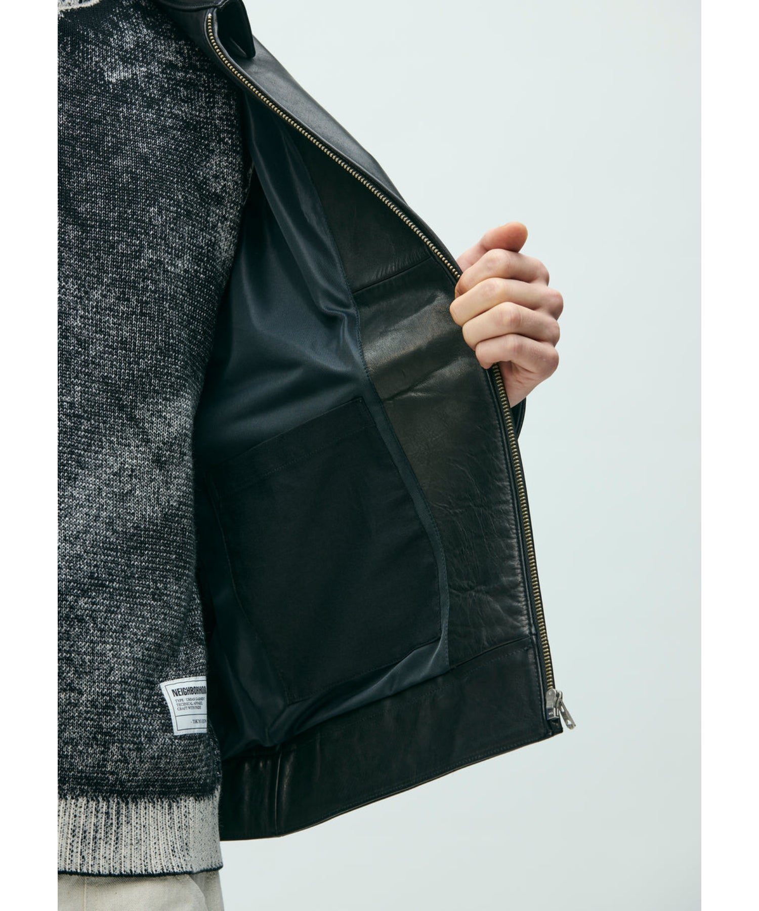 LEATHER SPORTS JACKET