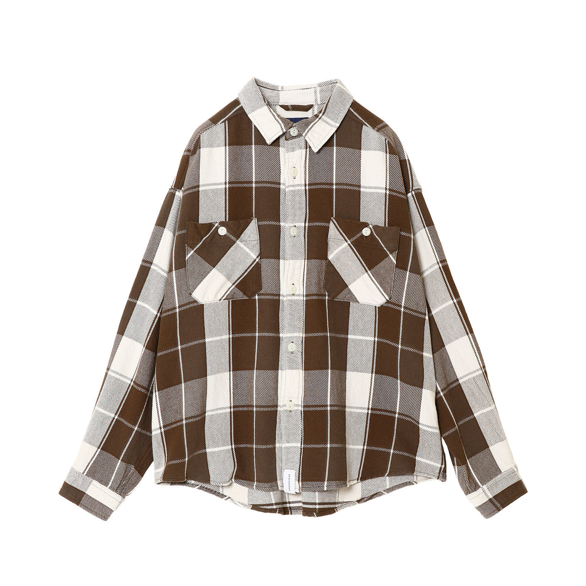 VANNING PLAID LS SHIRT - DESCENDANT (ディセンダント) - tops