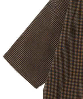 VOIL PULLOVER PLAID SS SHIRT