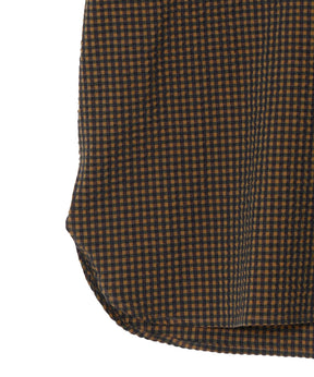 VOIL PULLOVER PLAID SS SHIRT