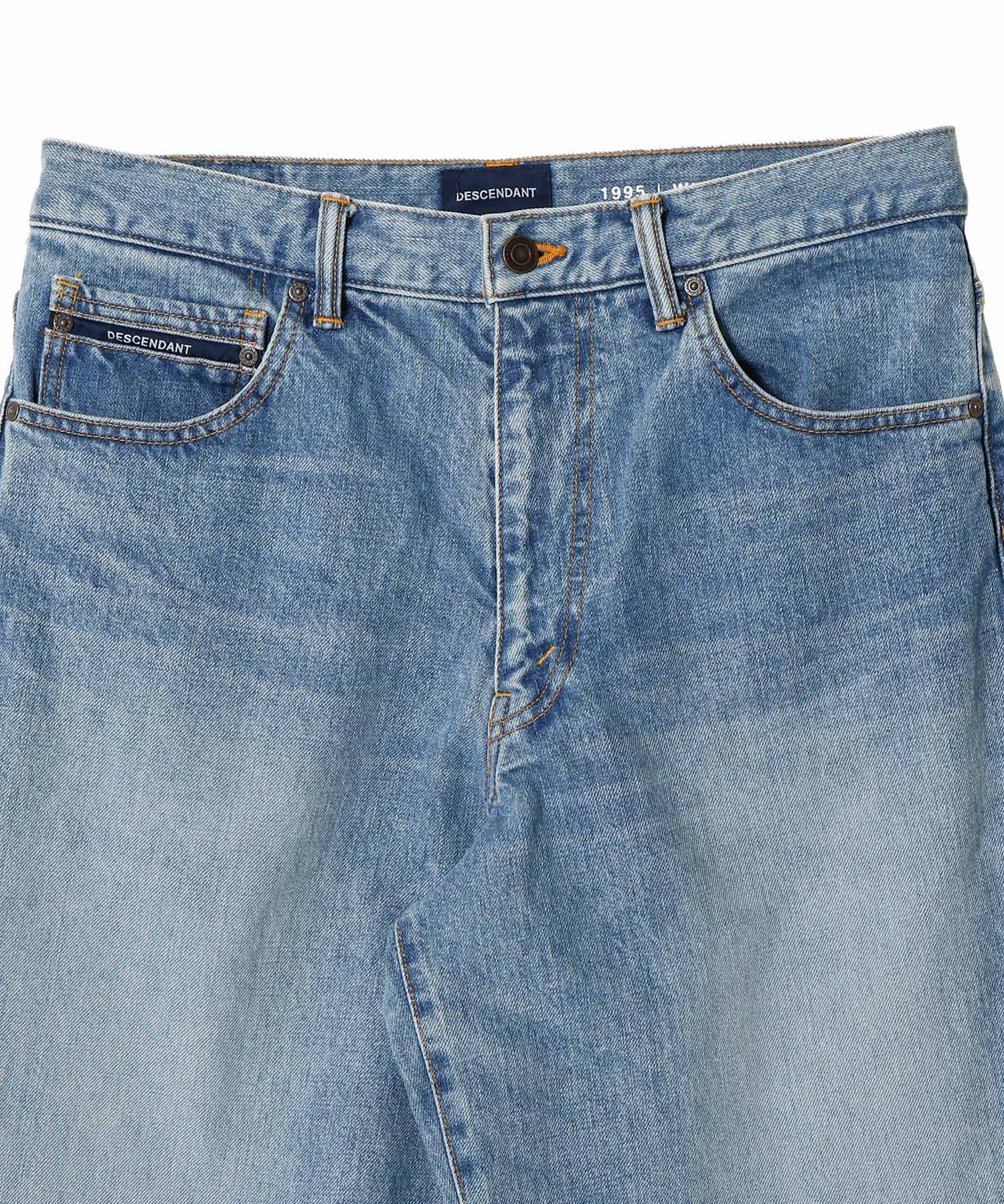 1995 DENIM TROUSERS BAGGY HARD WASH