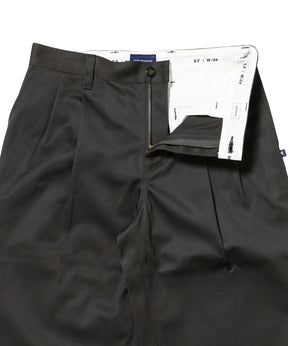 SF TWILL WIDE TROUSERS