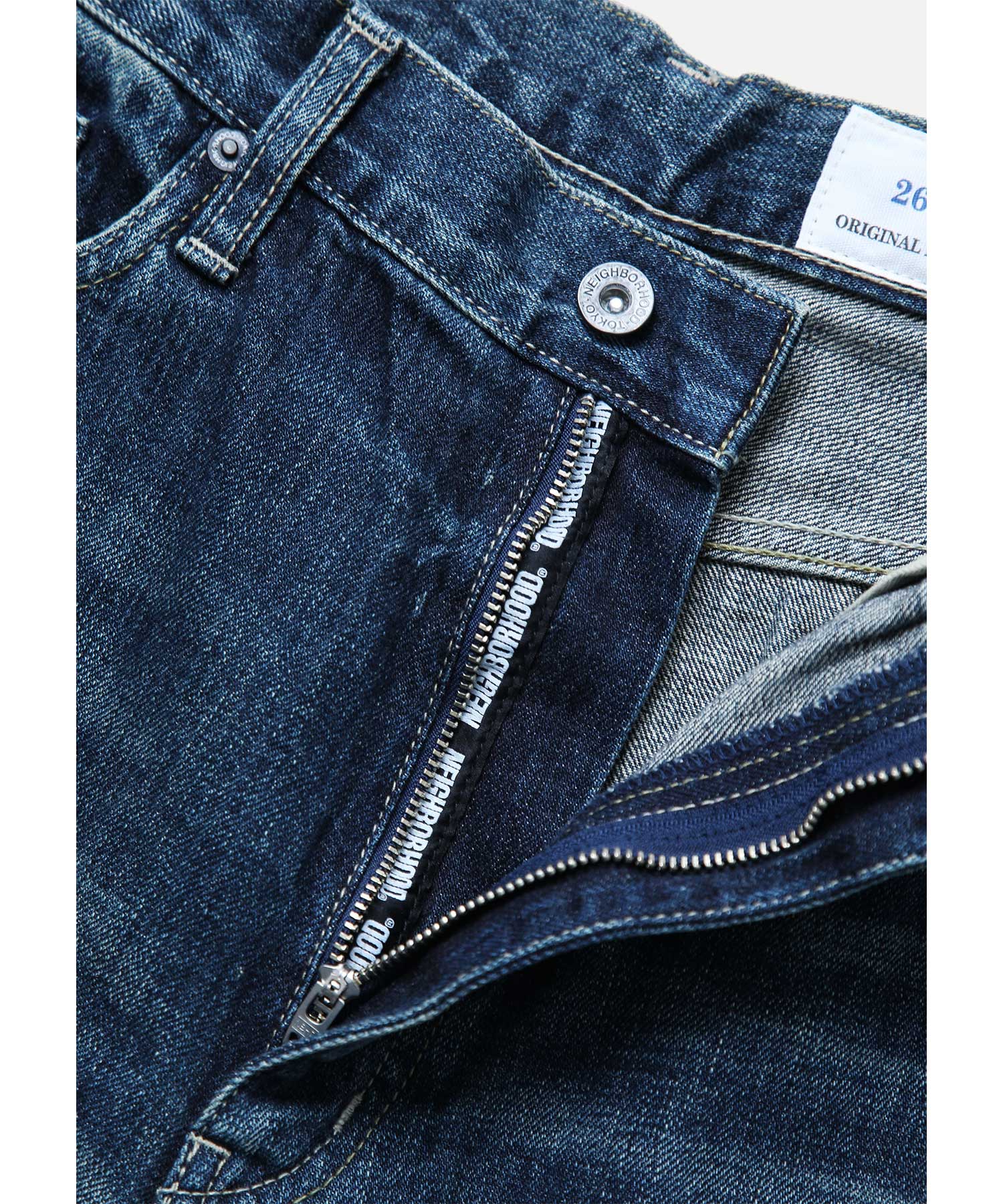 WASHED DENIM DP BASIC PANTS - NEIGHBORHOOD (ネイバーフッド