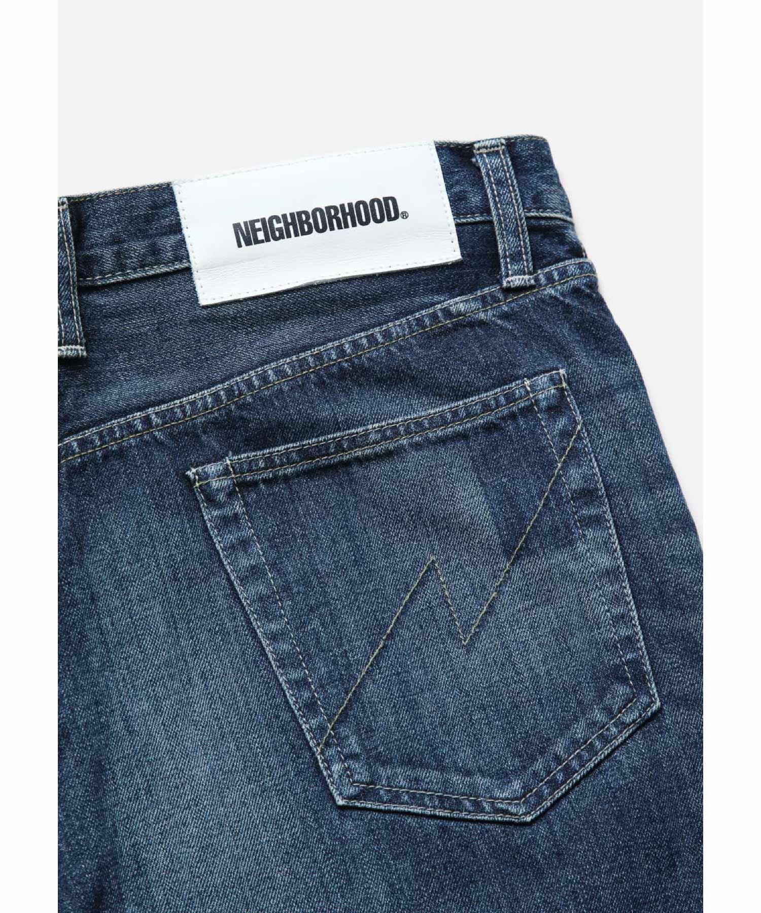 WASHED DENIM DP MID PANTS