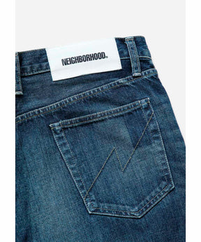 WASHED DENIM DP MID PANTS