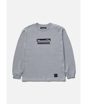 NH X M&M . WAFFLE FABRIC CREWNECK LS