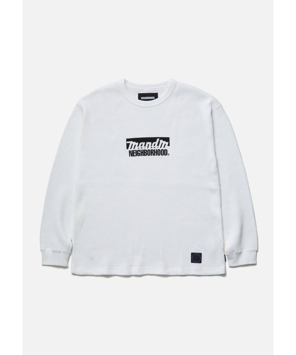NH X M&M . WAFFLE FABRIC CREWNECK LS