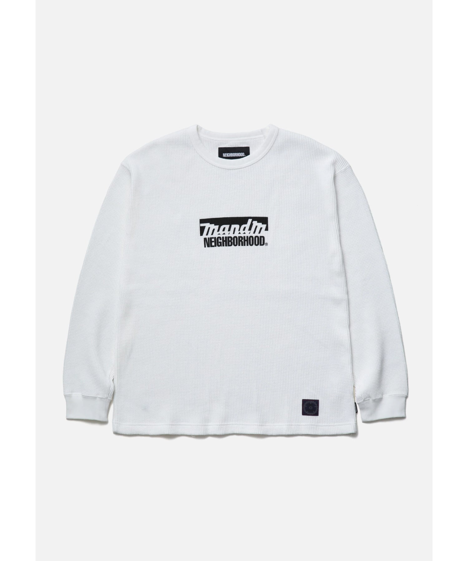 NH X M&M . WAFFLE FABRIC CREWNECK LS