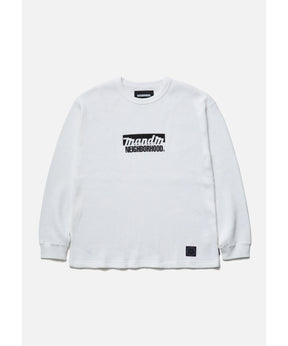 NH X M&M . WAFFLE FABRIC CREWNECK LS