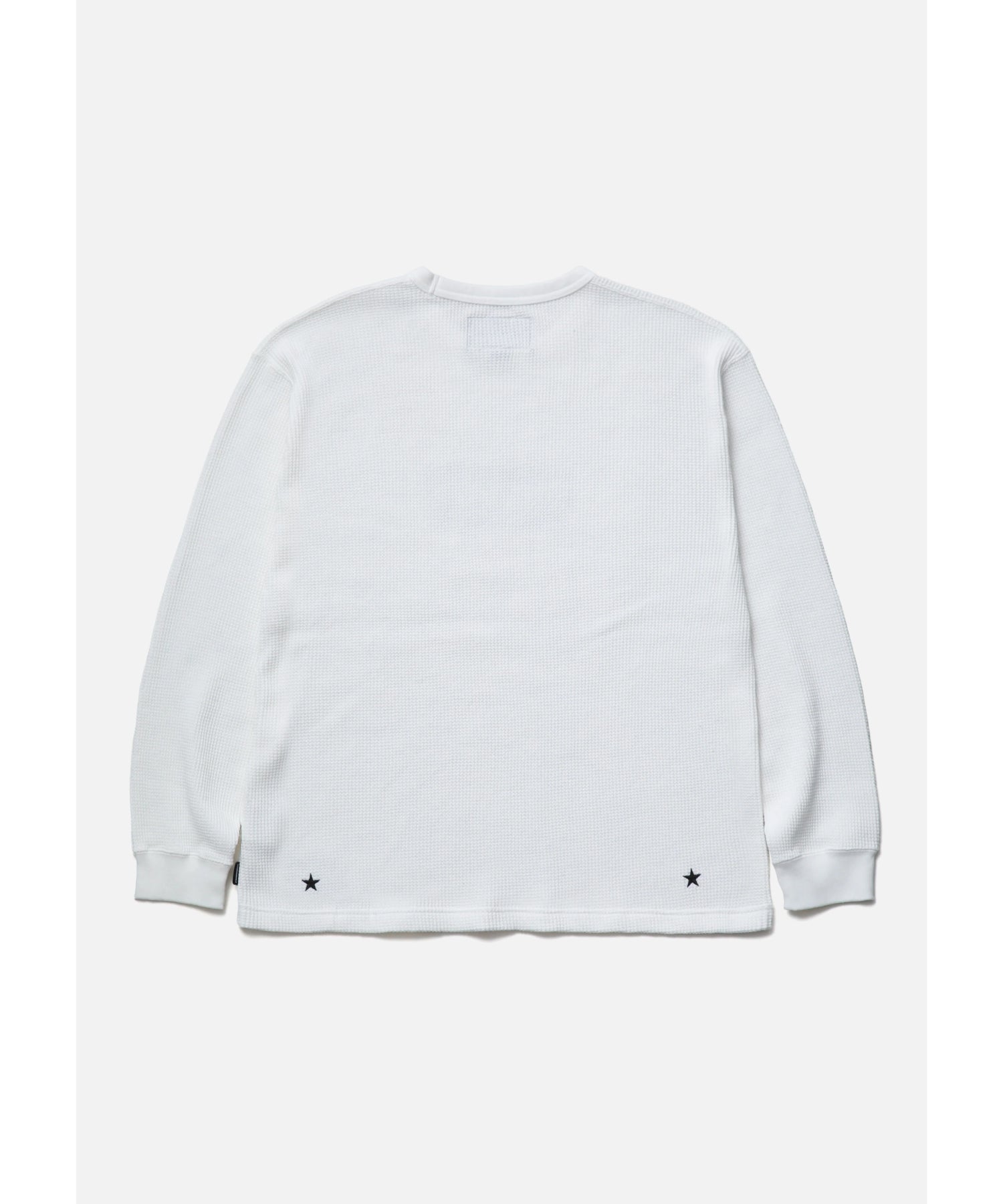 NH X M&M . WAFFLE FABRIC CREWNECK LS