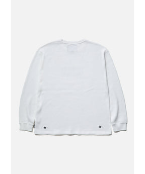NH X M&M . WAFFLE FABRIC CREWNECK LS