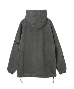 MOLE HOODED LS SHIRT PIGMENT DYE