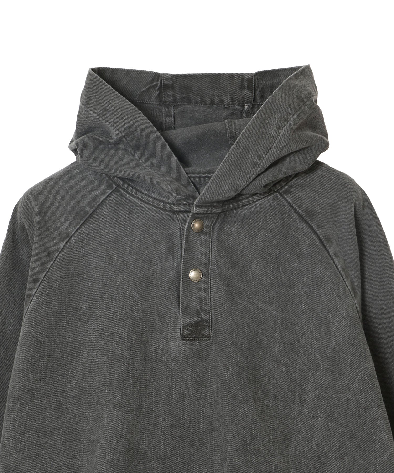 MOLE HOODED LS SHIRT PIGMENT DYE