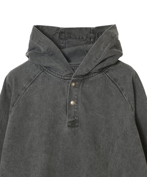 MOLE HOODED LS SHIRT PIGMENT DYE