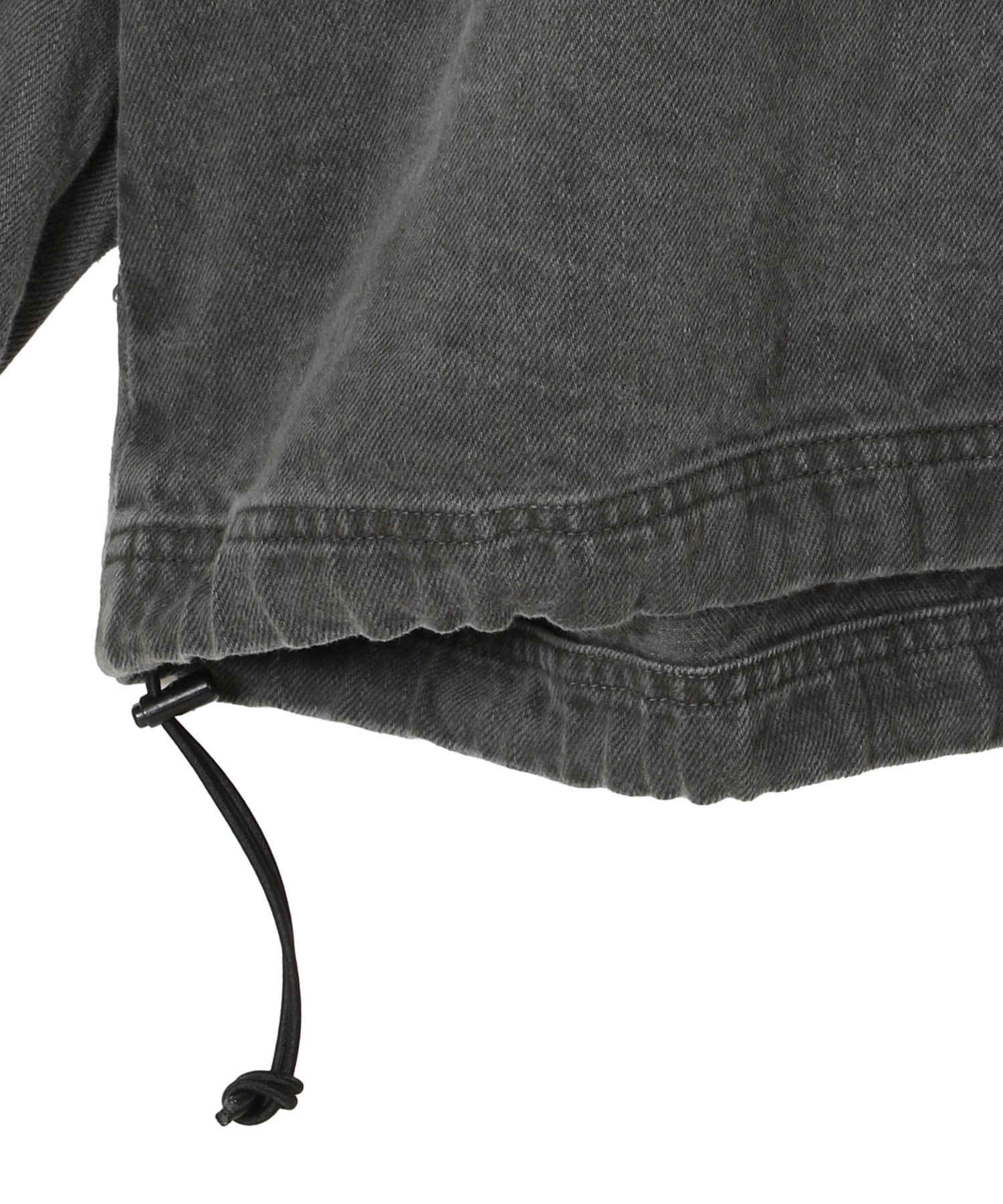 MOLE HOODED LS SHIRT PIGMENT DYE