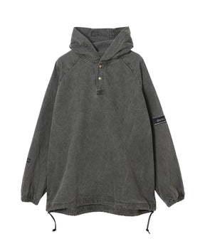 MOLE HOODED LS SHIRT PIGMENT DYE